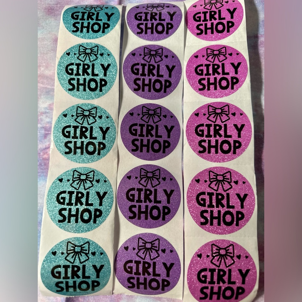 100 ct. Custom 2” Thank You, QR, FRAGILE Stickers 💕